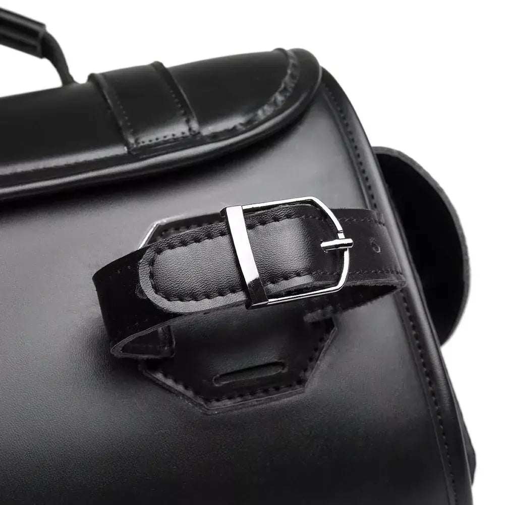 Alforje universal preto para motocicleta, bolsa lateral de grande capacidade, ferramenta de armazenamento para harley, bolsa modificada à prova d'água