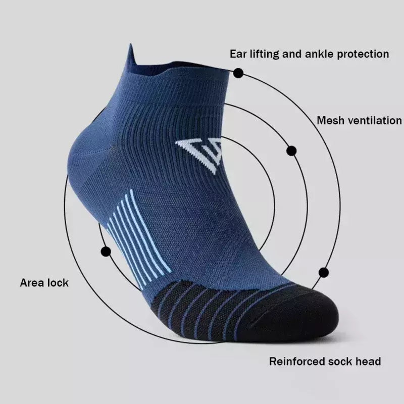 Unisex Quick Dry Sport Socks Set, anti-suor, respirável, ginásio, ciclismo, fitness, homens, mulheres, novo, 1 par