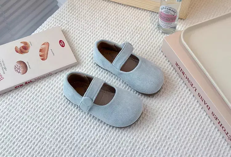 2025 camurça crianças ballet apartamentos sapatos moda mary jane sapatos tendência das crianças inverno novo doce bonito vestido tênis mujer sapatos