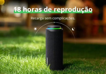 Tronsmart T8 caixa de som bluetooth portátil, Alto-falante Bluetooth 40W Alto-falante portátil externo com graves profundos, SoundPulse, IPX7 à prova d'água, controle de APP, para camping
