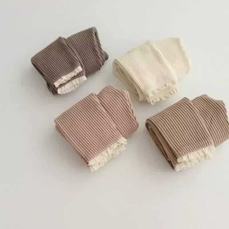 Novo infantil retalhos leggings algodão bebê calças compridas da criança menina leggings roupas de bebê outono crianças calças