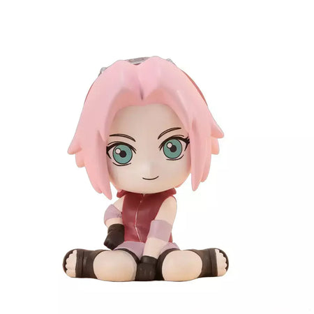 Novo 8 pçs/set Anime Figura Naruto Shippuden Hinata Sasuke Itachi Kakashi Gaara Figura de Ação Q Versão Figuras de PVC Brinquedos Presente