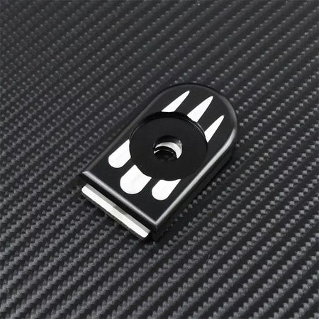 Universal motocicleta traseiro fender assento parafuso porca guia kit de montagem botão capa para harley dyna sportster xl touring flhr softail