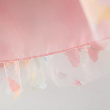 Novo bebê meninas festa de aniversário vestidos de noite verão asas borboleta crianças roupas doce colorido criança crianças traje