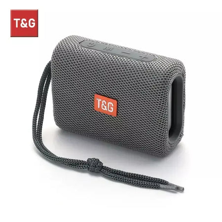 Alto-falante bluetooth tg313 mini amplificador portátil ao ar livre à prova dwaterproof água baixo alta fidelidade caixa de alto-falante luz led suporte cartão tf rádio fm