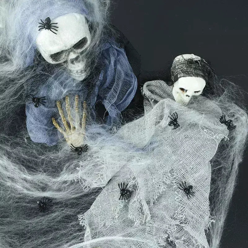 50 pçs halloween aranhas luminosas mini horror aranha brilho no escuro decorações de festa de halloween casa assombrada adereços assustadores