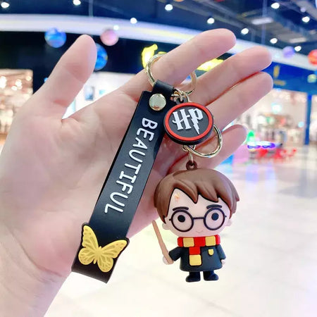 Harried potter chaveiros hermione ron voldemort boneca chaveiro filme periféricos bonito chaves do carro chaveiro brinquedos para casais crianças