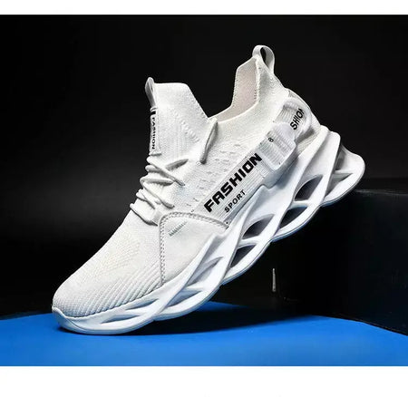 Venda quente moda roxo tênis casuais das mulheres dos homens lâmina tênis de corrida tamanho grande 48 luz respirável sapatos esportivos masculino malha tênis