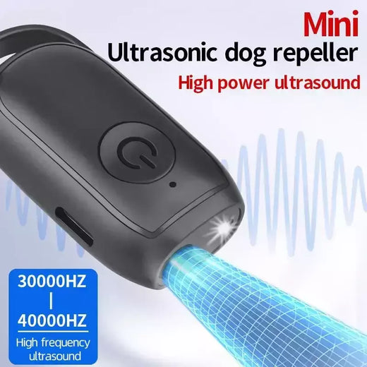 Mini repelente eletrônico para cães, repelente ultrassônico para cães com led eficaz para cães, dispositivo de treinamento anti-latidos