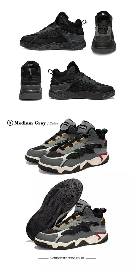 Baasploa inverno homens tênis de couro moda casual à prova dwaterproof água sapatos esportivos para homem de pelúcia quente masculino tênis antiderrapante ao ar livre