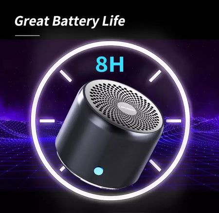 Lipusen A106Pro Alto-falante Bluetooth sem fio portátil, radiador passivo de som de graves aprimorado, alto-falante à prova d'água IPX7 com estojo de transporte