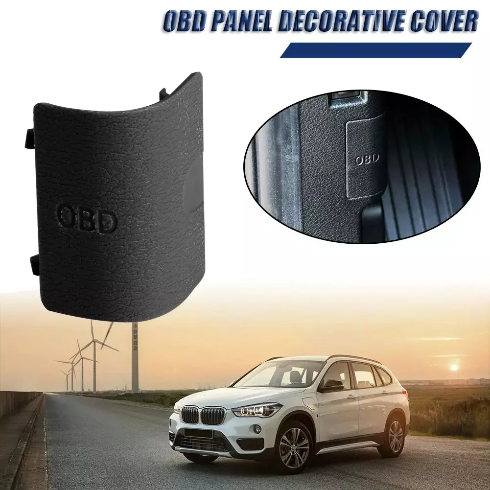 Interior do carro OBD Plug Tampa Guarnição Cap, Tampa do painel do pontapé, OBD2 Diagnóstico Plug Capa para BMW F25 X3 F26 X4 LHD, 51439190686, 51437243111