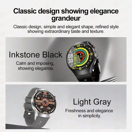 Novo relógio inteligente masculino tela de toque completa bússola bluetooth chamada lanterna esportes atividade fitness freqüência cardíaca à prova dwaterproof água smartwatch