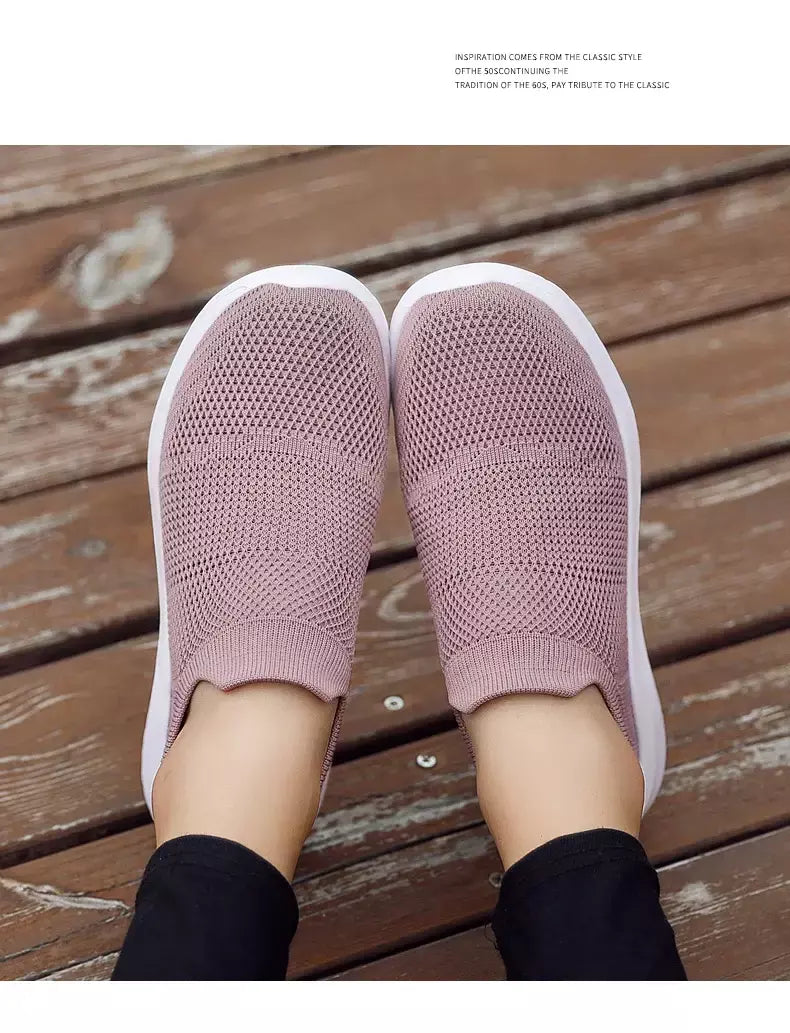Sapatos masculinos tênis de malha respirável deslizamento em tênis de corrida ao ar livre antiderrapante casal jogging treinamento caminhadas sapatos esportivos