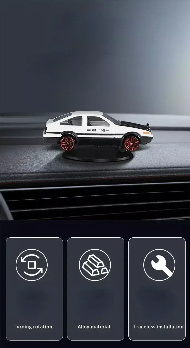 Balanço e deriva com o modelo de carro para ae86 decoração de carro liga fundida meninos brinquedos carros puxar para trás ornamentos de carro interior