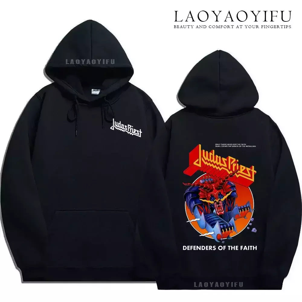 Moletom unissex Hard Rock Punk Metal Band, moletom Judas Priest Painkiller, masculino e feminino, manga comprida, Hot Compress, moda