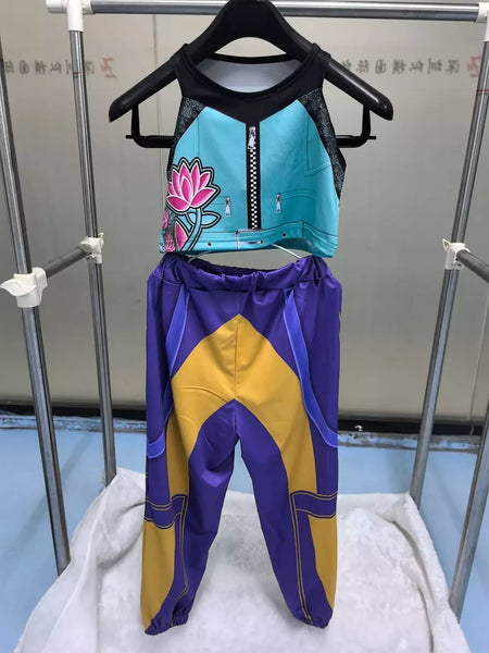 2025 crianças zoey mira rumi impressão 3d cosplay traje halloween carnaval k-pop caçadores menina grupo ídolo role play vestir-se outfit