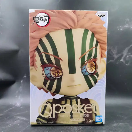Bandai em estoque banpresto personagens originais de anime demon slayer q posket akaza prêmios kit de garagem modelo brinquedos de presente estático