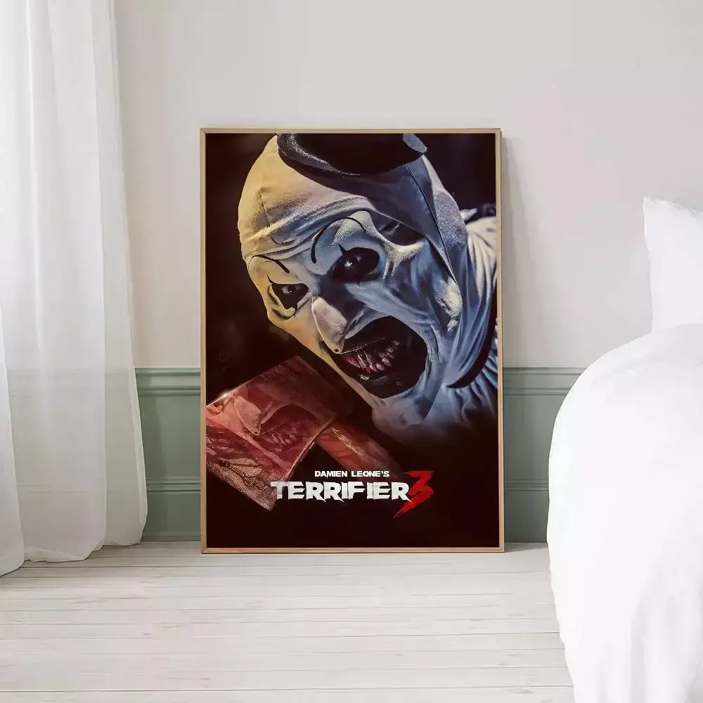 Halloween terror terror filme anime cartazes pegajosos whitepaper imprime cartazes arte kawaii decoração do quarto