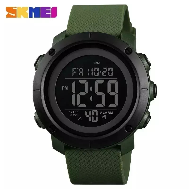 Skmei 1426 montre masculino despertador moda relógio digital relogio masculino esporte relógio masculino marca de luxo 5bar relógios à prova dwaterproof água