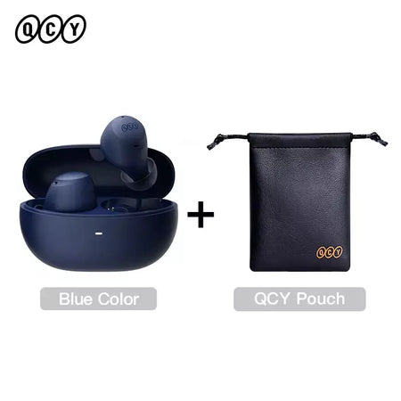 QCY-HT07 ANC Fones De Ouvido Sem Fio, Auscultadores HiFi, Cancelamento de Ruído, Earbuds TWS, 6 Microfone, Chamada AI HD, Reprodução 32H, 40dB, Bluetooth 5.2