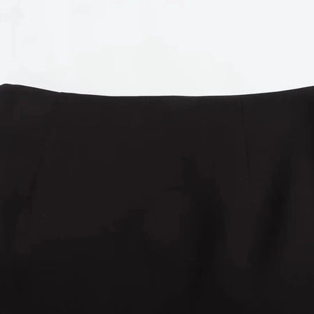 TRAF-Mini Saia de Cintura Alta Feminina, Saia Arco Elegante, Streetwear Luxo, Saias Designer, Primavera, Verão, Nova