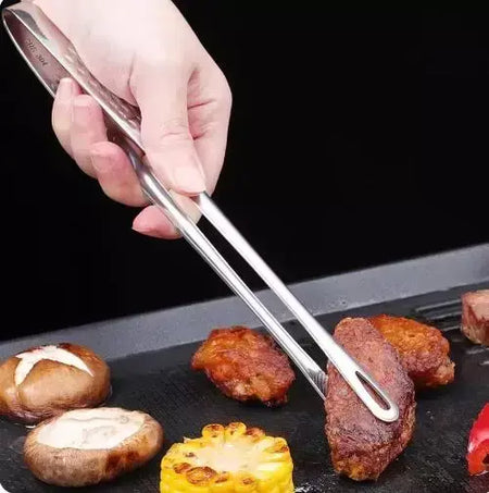 Pinças de cozinha para churrasco, pinças para cozinhar, aço inoxidável, carne, alimentos, clipe, buffet, ferramentas para churrasco, utensílios de cozinha para casa