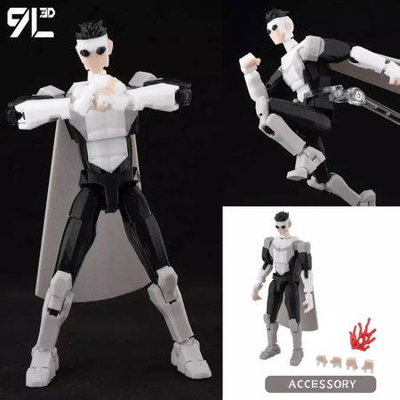 9l3d impresso invincible menino lucky13 manequim13 conquistar lex allen super-heróis anime brinquedos figuras de ação manequim modelo ornamentos