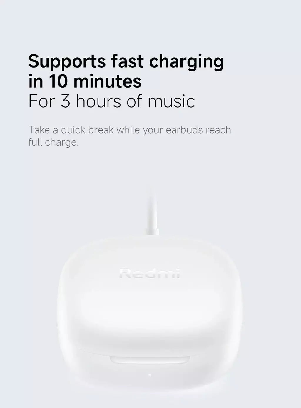 Estreia mundial xiaomi redmi buds 6 play 10mm driver dinâmico ai cancelamento de ruído para chamadas bluetooth 5.4 tws fones de ouvido