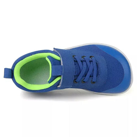 Novos meninos meninas tênis crianças largas sapatos descalços naturalmente spracam sapatos da criança pequena grande criança