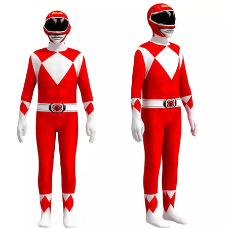 Power samurai sentai shinkenger rangers traje adulto crianças super-herói cosplay festa de aniversário de halloween macacão zentai terno