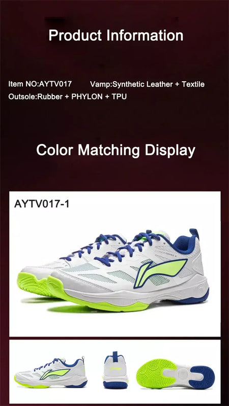 Li-ning unissex gladiador ii sapatos de treinamento de badminton almofada forro de rebote das mulheres dos homens tênis de suporte estável aytv017