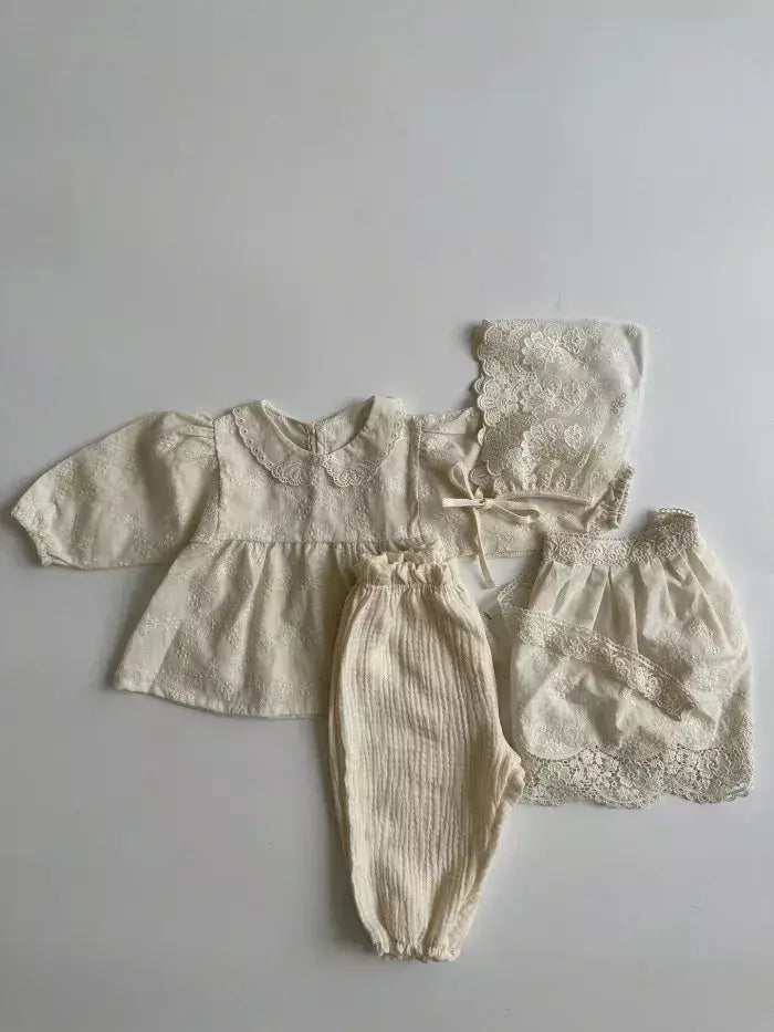 Calças de bebê de algodão orgânico recém-nascidos outono primavera verão inverno bonito impressão macia musselina roupas calças pantalons capris