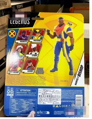 Original x-men anime figura x-men 97 bispo ação estatueta coleção 1/12 retro pendurado cartão modelos brinquedos crianças presentes
