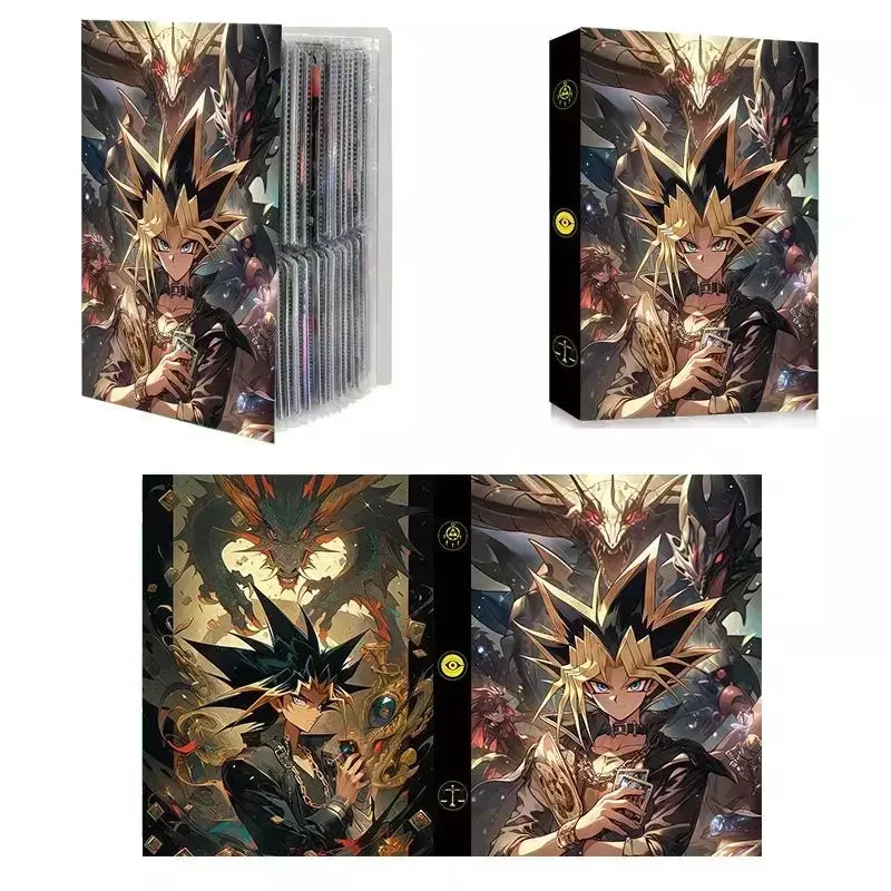 Yu gi oh 5ds yusei fudo 240 cartões álbum mapa carta pasta fichário jogo coleção presente brinquedo jack atlas akiza izinski