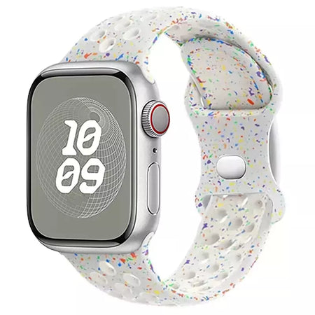 Correia Desportiva Respirável para Apple Watch, Band, Correa, iWatch Series 8, SE, 7, 6, 5, 9 Ultra, 44mm, 49mm, 45mm, 40mm, 41 milímetros, 38 milímetros, 42 milímetros