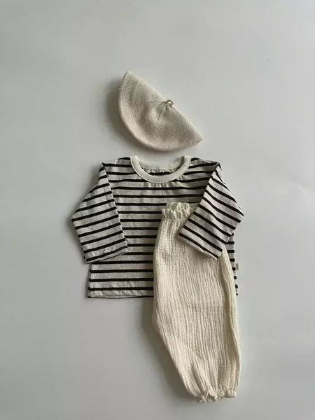 Calças de bebê de algodão orgânico recém-nascidos outono primavera verão inverno bonito impressão macia musselina roupas calças pantalons capris