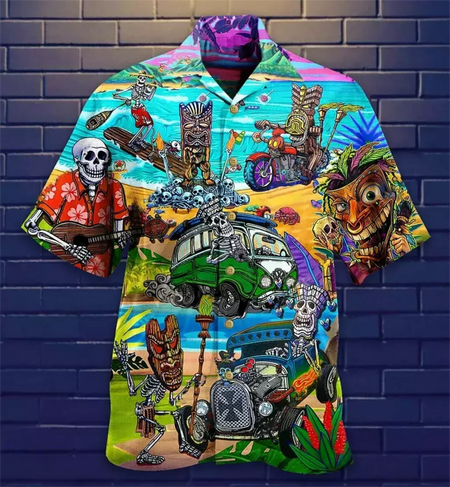 Camisas havaianas 3d impresso praia baile de formatura manga curta cubana beachwear y2k roupas casuais estilo vintage
