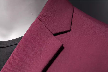 Blazer Casual de Negócios Masculino, Jaqueta Monocromática, Casacos Oversize, Smoking Masculino, Roupas de Marca, Roupas de Trabalho, Plus Size M-6XL