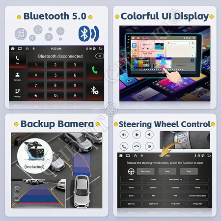 7/9/10 polegada universal android 13 rádio do carro 64g autoradio android 2 din rádio do carro gps bt central multimídia sistemas de carro inteligente
