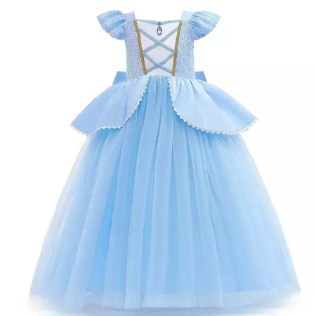 Rapunzel vestido para meninas cinderela belle vestir-se fantasia crianças aniversário princesa traje crianças roupas de festa de halloween 3-10y