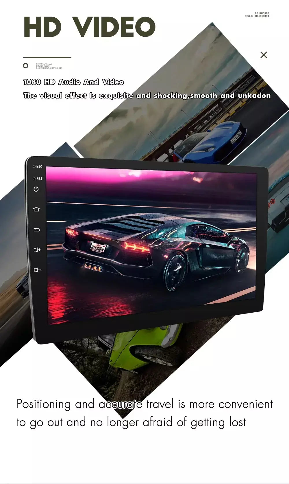 Essgoo rádio do carro android 14 carplay vídeo multimídia automático 7/9/10 ''estéreo universal para volkswagen nissan hyundai kia toyota