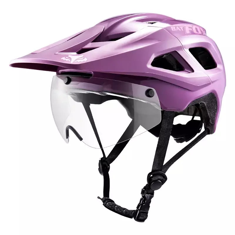 Batfox capacete de bicicleta mtb ajustável, leve, respirável, forro confortável, esportes ao ar livre, chapéu seguro para homens e mulheres, capacete de ciclismo