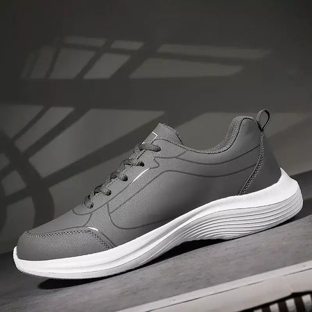 Novos homens tênis de corrida inverno quente masculino tênis antiderrapante respirável sapatos de caminhada rendas até sapatos casuais macios leves