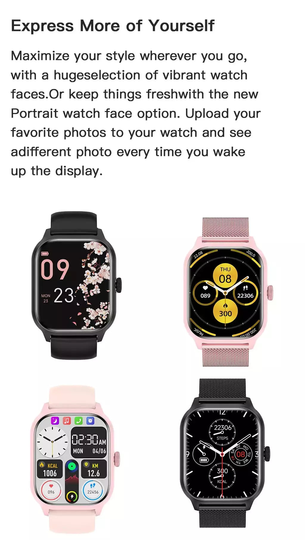 LEMFO LT10 Smartwatch para homens e mulheres Touch Dial Chamada Música Smartwatch Android iOS Rastreador de Fitness Relógios Esportivos 2024