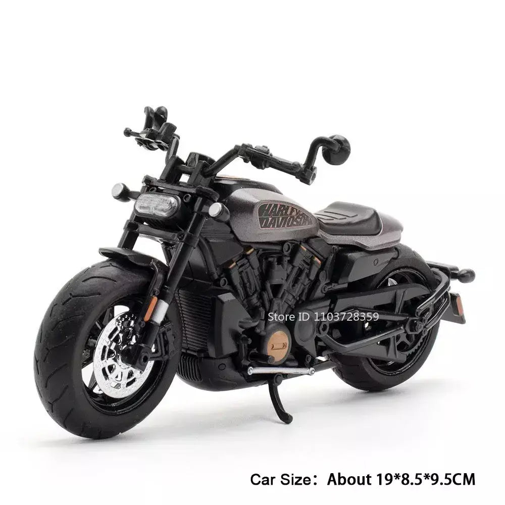 1:12 sportster modelo de brinquedo motocicletas liga diecast nijia ZX-6R motos som luz absorção choque pneus borracha crianças presente