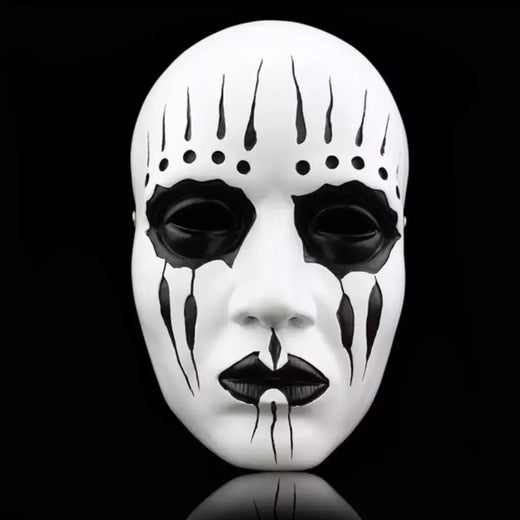 Decoração de halloween banda de halloween vestido em branco rosto cheio máscara resina, atmosfera slipknot crânio masquerade cosplay assustador Halloween Decoration