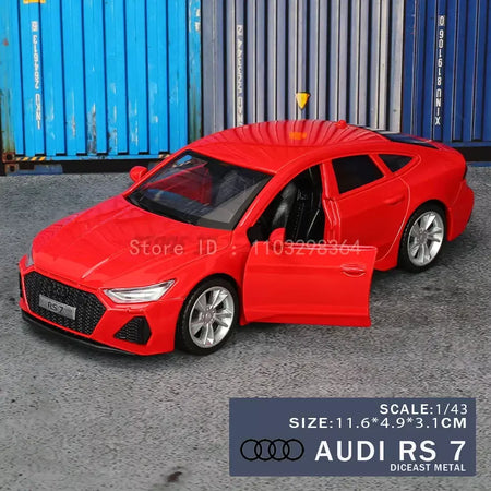 Msz 1:43 bmw m4 e-tron gt aventador modelo de suspensão carro clássico modelo de carro estático liga fundição modelo de carro coleção presente brinquedo