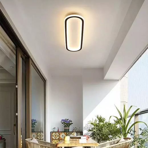 Modern Nordic LED teto lustre, Luzes de teto simples, Sala de estar, Sala de jan
