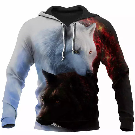 Capuz de manga comprida masculino, moletom com capuz, impressão 3D, bolso frontal, streetwear, moda primavera, novo